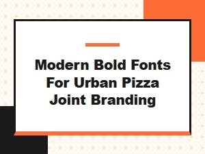 Urban Pizza Branding with Modern Bold Fonts